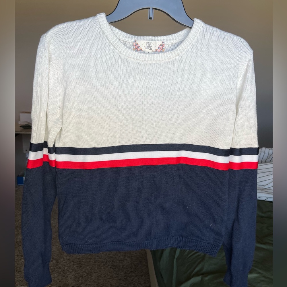 Cute sailor knit sweater!